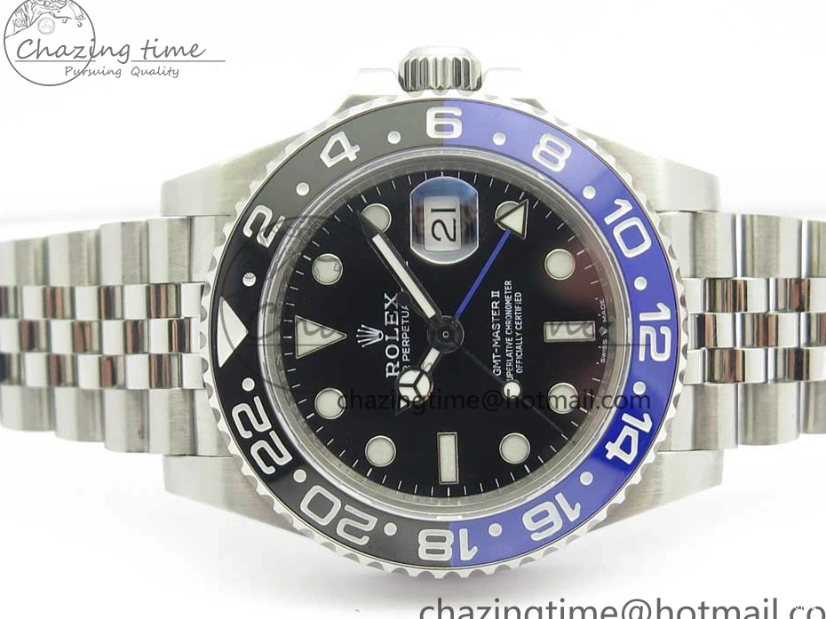 MiroTime 0227 GMT-Master II 126710 BPF BLNR Black Blue Ceramic Maker Best Edition on SS Jubilee Bracelet A BestValue 3287